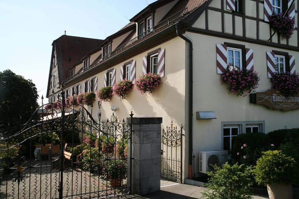 Hotel Brauereigasthof Landwehr-Brau Reichelshofen Exterior foto